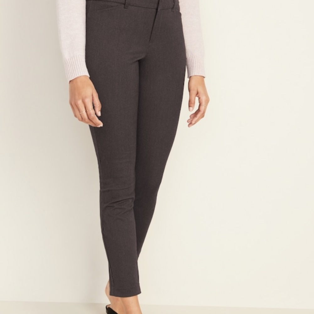 Olive Green Ankle Slacks